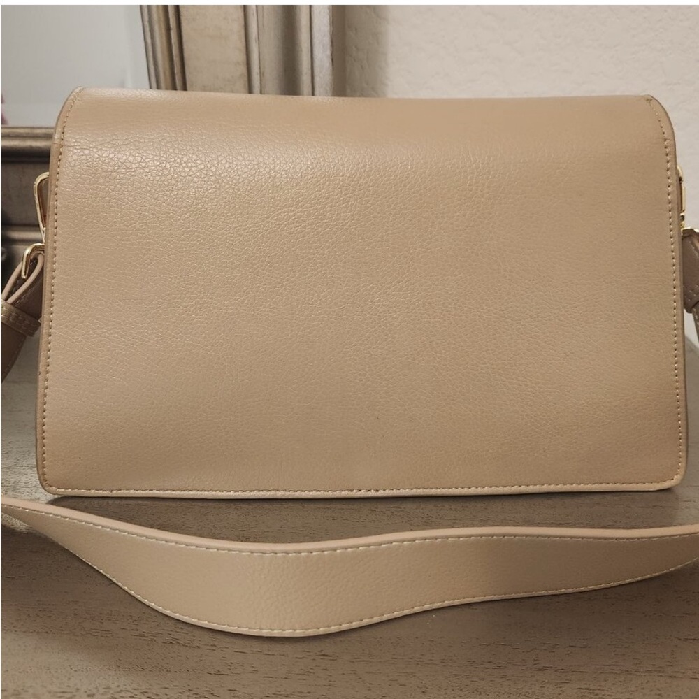 Freja NYC Classic Shoulder Bag Latte - Picture 6 of 9